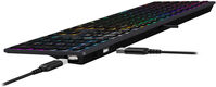 Клавиатура A4Tech Fstyler FX60H серый USB slim LED (FX60H GREY/NEON) [FX60H GREY/NEON]