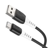 X82/ USB кабель Type-C/ 1m/ 3A/ Силикон/ Black HOCO HC-68575
