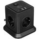 Cablexpert Сетевой фильтр Tower TWR-4-CU2-B-2 (4р, 10А, 1xType-C PD, 20Вт, 2 х USB, 2м, ур.защиты 2+) черный Cablexpert Сетевой фильтр Tower TWR-4-CU2-B-2 (4р, 10А, 1xType-C PD, 20Вт, 2 х USB, 2м, ур.защиты 2+) черный