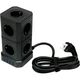 Cablexpert Сетевой фильтр Tower TWR-9-U4-B-2 (9р, 16А, 4 х USB, 3.1А, 2м, ур.защиты 4+) черный Cablexpert Сетевой фильтр Tower TWR-9-U4-B-2 (9р, 16А, 4 х USB, 3.1А, 2м, ур.защиты 4+) черный