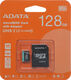 ADATA
Micro SecureDigital 128GB A-Data [AUSDX128GUI3V30SA2-RA1] Premier Pro + adapter Class10
