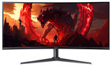 Монитор 34'' ACER Nitro XZ342CUV3bmiiphx, ZeroFrame, Curved 1500R Black, 21:9, VA, 3440x1440, 1ms, 400cd, 180Hz, 2xHDMI(2.0)+1xDP(1.4)+SPK+Audio out, Speakers 2Wx2, sync: FreeSync Premium, hdr: HDR 400, H.Adj.100 UM.CX2EE.305&nbsp;<img style='position: relative;margin:0' src='/image/only_to_order_edit.gif' alt='На заказ' title='На заказ' />