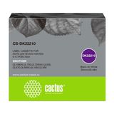 Картридж ленточный Cactus CS-DK22210 черный для Brother P-touch QL-500&nbsp;<img style='position: relative;margin:0' src='/image/only_to_order_edit.gif' alt='На заказ' title='На заказ' />