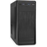 Корпус Miditower ExeGate XP-332UC-XP600 Exegate EX287376RUS (ATX, XP600 с вент. 12см, 2*USB3.0+1*TypeC, аудио, черный)