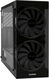 Exegate EX289022RUS Корпус Miditower ExeGate i3 MATRIX (ATX, без БП, 2*USB+1*USB3.0, HD аудио, черный, 2 вент. 18см с RGB подсветкой, пылевые фильтры, передняя и боковая панели - закаленное стекло)