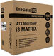 Exegate EX289022RUS Корпус Miditower ExeGate i3 MATRIX (ATX, без БП, 2*USB+1*USB3.0, HD аудио, черный, 2 вент. 18см с RGB подсветкой, пылевые фильтры, передняя и боковая панели - закаленное стекло)