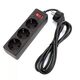 5bites Сетевой фильтр GARDA SP3B-518 3S / 3*0.75MM2 / 1.8M / BLACK 5bites Сетевой фильтр GARDA SP3B-518 3S / 3*0.75MM2 / 1.8M / BLACK