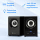 Колонки Oklick OK-160 2.0 черный 6Вт Колонки Oklick OK-160 2.0 черный 6Вт