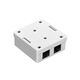 Exegate EX292845RUS Розетка внешняя двойная ExeGate SM2-RJ45-C6 RJ-45 кат.6 UTP Krone/110