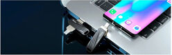 Флеш-накопитель Netac US11 USB 3.0 + Type C 128GB black/silver
