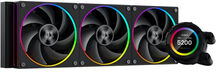 ID-COOLING SL360 BLACK LGA20XX/1700/1200/115X/AM5/AM4 (4шт/кор,TDP 350W, PWM, LCD Display, TRIPLE FAN 120mm) RET