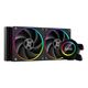 ID-COOLING SL240 BLACK LGA20XX/1700/1200/115X/AM5/AM4 (4шт/кор,TDP 260W, PWM, LCD Display, DUAL FAN 120mm) RET