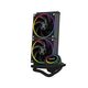 ID-COOLING SL240 BLACK LGA20XX/1700/1200/115X/AM5/AM4 (4шт/кор,TDP 260W, PWM, LCD Display, DUAL FAN 120mm) RET