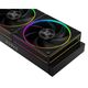 ID-COOLING SL240 BLACK LGA20XX/1700/1200/115X/AM5/AM4 (4шт/кор,TDP 260W, PWM, LCD Display, DUAL FAN 120mm) RET