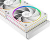 ID-COOLING SL240 WHITE LGA20XX/1700/1200/115X/AM5/AM4 (4шт/кор,TDP 260W, PWM, LCD Display, DUAL FAN 120mm, белый) RET