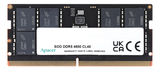 Apacer DDR5 8GB 4800MHz SO-DIMM (PC5-38400) CL40 1.1V (Retail) 1024*16 3 years (AS08GHB48CTDBGH/ FS.08G2A.RTH)&nbsp;<img style='position: relative;margin:0' src='/image/only_to_order_edit.gif' alt='На заказ' title='На заказ' />