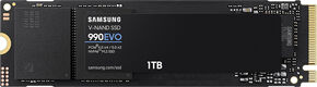 SSD M.2 (PCI-E NVMe 2.0 Gen 4.0 x4) 1Tb Samsung 990 EVO 1year