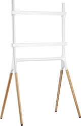белый/ береза 49"-70" макс.40кг напольный Cactus CS-ST1247WTBCH