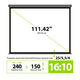 Cactus 150x240см SIlverMotoExpert CS-PSSME-240X150-DG 16:10 настенно-потолочный рулонный тёмно-серый (моторизованный привод)