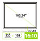 Cactus 138x220см SIlverMotoExpert CS-PSSME-220X138-DG 16:10 настенно-потолочный рулонный тёмно-серый (моторизованный привод)