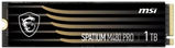 MSI
SPATIUM M480 Pro PCIe 4.0 NVMe M.2 1TB S78-440L1G0-P83