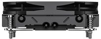 ID-COOLING IS-28i BLACK LGA1851/1700/1200/115X низкопрофильный высота 28mm (48шт/кор, TDP 65W, PWM, 2 тепл.трубки, медная база, FAN 92mm) BOX