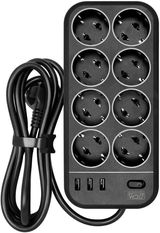Сетевой фильтр Powercom SP-08 USB03AB 3, 0 M SP-08 USB03AB 3,0 M