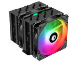 LGA20XX/ 1700/ 1200/ 115X/ AM5/ AM4 RET ID-COOLING SE-207-XT ARGB (8шт/ кор, TDP 280W, PWM, черный, 7 тепл.трубок + медная база, 2 x FAN 120mm, Addressable RGB LED)