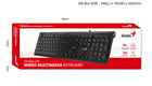 Клавиатура проводная Genius SlimStar 230II Black Клавиатура проводная Genius SlimStar 230II Black
