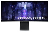 Samsung 34" Odyssey OLED G8 S34BG850SI Curved OLED 21:9 3440x1440x175Hz 0, 03ms 1М:1 250cd 178/ 178 mini DP; micro HDMI; USB-C (65 Вт) Spk Tilt HAS Pivot VESA Silver 2 years LS34BG850SIXCI&nbsp;<img style='position: relative;margin:0' src='/image/only_to_order_edit.gif' alt='На заказ' title='На заказ' />