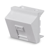 Вставка 45x45 для 1 модуля формата Keystone Jack Cabeus FP-A-45-1M (Mosaic)