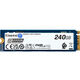 Kingston Enterprise SSD 240GB DC2000B M.2 2280 NVMe Gen4x4 R4500/W400MB/s 3D TLC MTBF 2М 260 000/18 000 IOPS 175,2TBW (Data Center) 3 years