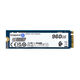 Kingston Enterprise SSD 960GB DC2000B M.2 2280 NVMe Gen4x4 R7000/W1300MB/s 3D TLC MTBF 2М 540 000/47 000 IOPS 700,8TBW (Data Center) 3 years