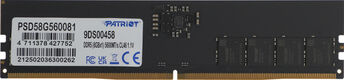 Patriot SL DDR5 DIMM 8GB 5600MHz CL46 1*8GB 46-46-46-90 Patriot SL DDR5 DIMM 8GB 5600MHz CL46 1*8GB 46-46-46-90