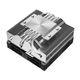 DEEPCOOL AN400 LGA1700/1200/115X/AM5/AM4 низкопрофильный 52,5 mm (27шт/кор, TDP 150W, PWM, Fan 120mm, 4 тепл. Трубок, Copper Base, White LED, черный) RET