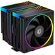 ID-COOLING FROZN A620 ARGB LGA1700/1200/115X/AM5/AM4 (6шт/кор, TDP 270W, PWM, черный, 6 тепл.трубок + медная база, DUAL ARGB FAN 120mm) RET