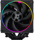 ID-COOLING FROZN A620 ARGB LGA1700/1200/115X/AM5/AM4 (6шт/кор, TDP 270W, PWM, черный, 6 тепл.трубок + медная база, DUAL ARGB FAN 120mm) RET