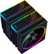 ID-COOLING FROZN A620 ARGB LGA1700/1200/115X/AM5/AM4 (6шт/кор, TDP 270W, PWM, черный, 6 тепл.трубок + медная база, DUAL ARGB FAN 120mm) RET