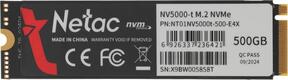 Netac SSD NV5000-T 500GB PCIe 4 x4 M.2 2280 NVMe 3D NAND SSD Netac SSD NV5000-T 500GB PCIe 4 x4 M.2 2280 NVMe 3D NAND SSD