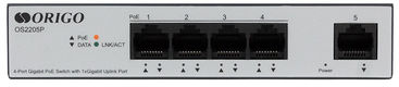 ORIGO Неуправляемый PoE-коммутатор OS2205P/60W/A1A ORIGO Неуправляемый PoE-коммутатор OS2205P/60W/A1A