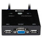ORIGO 2-портовый KVM-переключатель с портами VGA и USB ORIGO 2-портовый KVM-переключатель с портами VGA и USB
