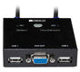 ORIGO 2-портовый KVM-переключатель с портами VGA и USB ORIGO 2-портовый KVM-переключатель с портами VGA и USB