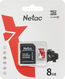 Netac P500 ECO 8GB MicroSDHC C10 up to 20MB/s Netac P500 ECO 8GB MicroSDHC C10 up to 20MB/s