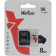 Netac P500 ECO 8GB MicroSDHC C10 up to 20MB/s Netac P500 ECO 8GB MicroSDHC C10 up to 20MB/s