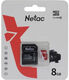 Netac P500 ECO 8GB MicroSDHC C10 up to 20MB/s Netac P500 ECO 8GB MicroSDHC C10 up to 20MB/s