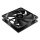 ID-COOLING XF-120-K 120x120x25мм (60шт./кор, PWM, Low Noise, резиновые углы, 700-1800об/мин, черный) BOX