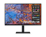 Samsung 27" ViewFinity S8 S27B800PXI IPS LED 16:9 3840x2160x60Hz 5ms 350cd 1000:1 178/ 178 1, 07 млрд DP; HDMI; USB-C; USB3.0x3; RJ45;Tilt; Swiv; HAS; Pivot; VESA; Black LS27B800PXIXCI