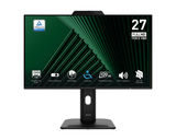 Монитор MSI PRO MP272PMG 27" 16:9 FHD(1920x1080) IPS Flat, Webcam, 4ms(GTG), 1000:1, 100M:1, 300nit, 1xHDMI, 1xDP, 1xVGA, 1xUSB-A, 1xUSB-B, Speaker, Tilt, Swivel, Height, Pivot, VESA, 120Hz, Black, 1y war-ty 9S6-3PD99T-004