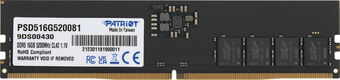 Patriot SL DDR5 DIMM 16GB 5200MHz CL42 1*16GB 42-42-42-84