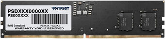 Patriot SL DDR5 DIMM 16GB 5600MHz CL46 1*16GB 46-46-46-90 1.1V Patriot SL DDR5 DIMM 16GB 5600MHz CL46 1*16GB 46-46-46-90 1.1V